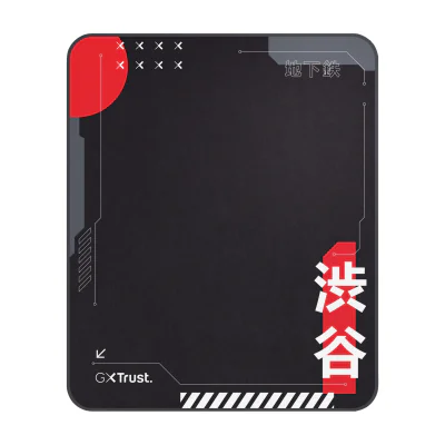 Trust GXT 715, Chair mat, Black, Red, White, 990 mm, 1200 mm, 3.2 kg, 1 pc(s)