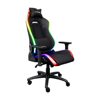 Trust GXT 719 Ruya, PC gaming chair, 150 kg, Padded seat, Padded backrest, 195 cm, Black