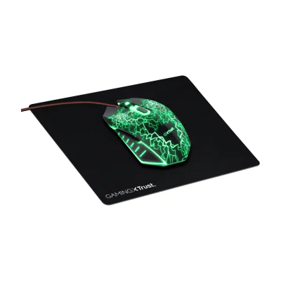 Trust GXT 783X, Ambidextrous, Optical, USB Type-A, 4000 DPI, Black