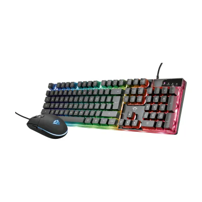 Trust GXT 838 Azor, Full-size (100%), Wired, USB, RGB LED, Black, Mouse included