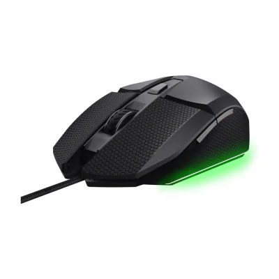 Trust GXT121 FELOX+, Right-hand, Optical, USB Type-A, 10000 DPI, Black