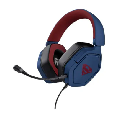 Trust GXT492SM Carus Multiplatform headset, Wired, 20 - 20000 Hz, Gaming, 284 g, Headset, Blue, Red