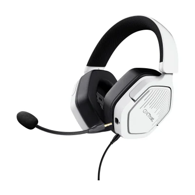 Trust GXT492W Carus, Wired, 20 - 20000 Hz, Gaming, 284 g, Headset, White