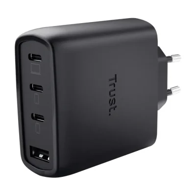 Trust Maxo 65W, Indoor, AC, 20 V, 2 m, Black