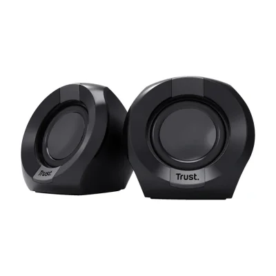 Trust Polo, 2.0 channels, 4 W, Universal, Black, 8 W, Acrylonitrile butadiene styrene (ABS)
