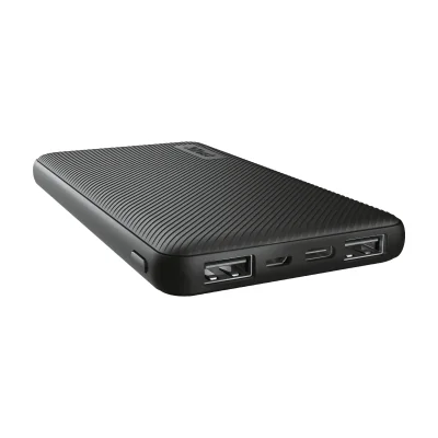 Trust Primo, 10000 mAh, Lithium-Ion (Li-Ion), 3.7 V, 15 W, Black