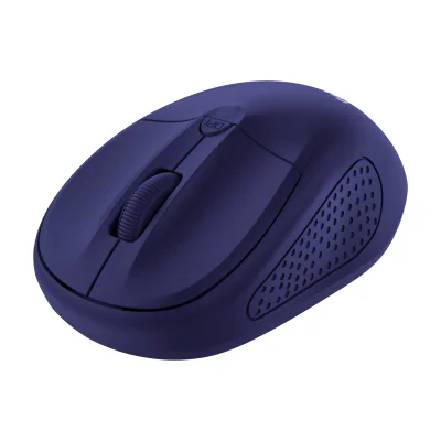 Trust Primo, Ambidextrous, Optical, RF Wireless, 1600 DPI, Blue