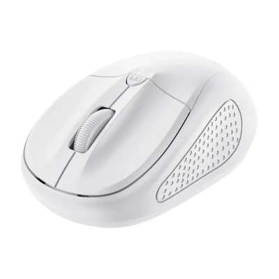 Trust Primo, Ambidextrous, Optical, RF Wireless, 1600 DPI, White