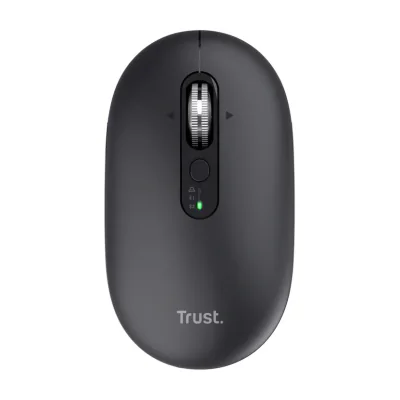 Trust Seron Slim Multi, Ambidextrous, Optical, RF Wireless + Bluetooth, 3200 DPI, Black