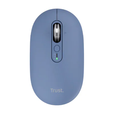 Trust Seron Slim Multi, Ambidextrous, Optical, RF Wireless + Bluetooth, 3200 DPI, Blue