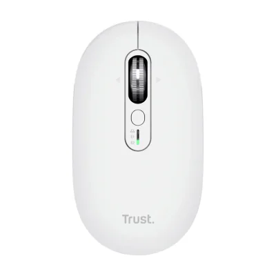 Trust Seron Slim Multi, Ambidextrous, Optical, RF Wireless + Bluetooth, 3200 DPI, White