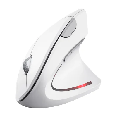 Trust Verto, Right-hand, Optical, RF Wireless, 1600 DPI, White