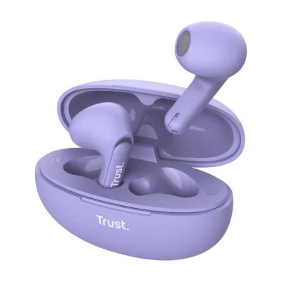 Trust Yavi, True Wireless Stereo (TWS), 20 - 20000 Hz, Calls/Music, 36 g, Headset, Purple
