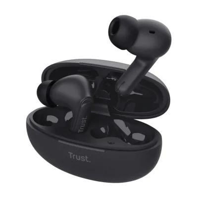 Trust Yavi, True Wireless Stereo (TWS), Calls/Music, 20 - 20000 Hz, 37 g, Headset, Black