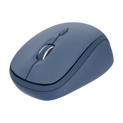 Trust Yvi+, Ambidextrous, Optical, RF Wireless + Bluetooth, 1600 DPI, Blue