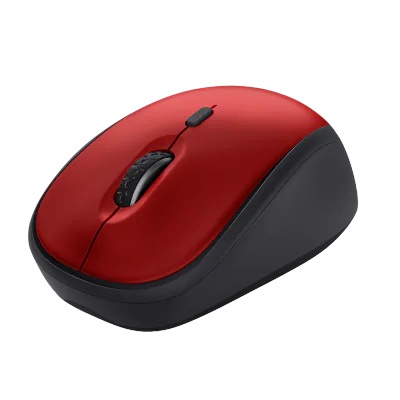 Trust Yvi+. Form factor: Right-hand. Movement detection technology: Optical, Device interface: RF Wireless, Movement resolution: 1600 DPI, Buttons type: Pressed buttons, Buttons quantity: 4, Scroll type: Wheel. Power source: Batteries. Product colour