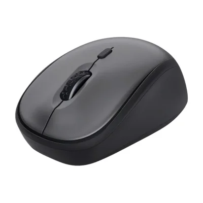 Trust Yvi+ Silent Wireless Mouse, Right-hand, Optical, RF Wireless, 1600 DPI, Black