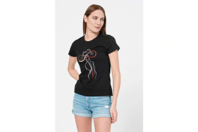 TSHIRT CASUAL F DOAMNA CU... BLACK-L