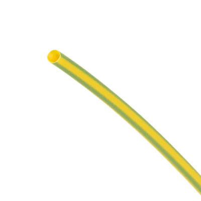Tub termocontractibil DELTA-OPTI RTS-3.2/1.6/ZZ, 3,2 mm / 1,6 mm, 1 m, galben-verde