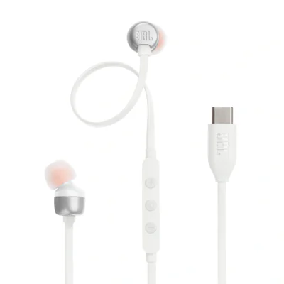 JBL Tune 310C, Wired, 20 - 40000 Hz, Calls/Music, 14.3 g, Headset, White