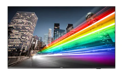 TV signage Philips 75” B-Line, 4K UHD, Chromecast built-in, Google PlayStore, DVB-C/T/T2 Tuner, HDMI, Scheduler, Auto on/off, Crestr onConnected Certified v2, Neets/Extron compatible, CMND Create &Control