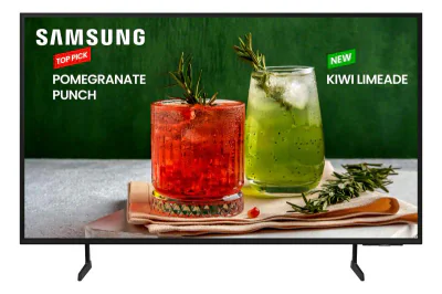 TV signage SAMSUNG LH85BEDHLGUXEN