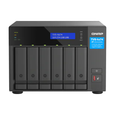 QNAP TVS-H674, NAS, Tower, Intel® Core™ i5, i5-12400, 32 GB, DDR4