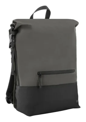 TWO-TONE ROLLTOP BACKPACK 14-16/GREY/BLACK 25L