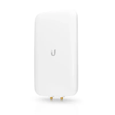 Ubiquiti High Efficiency Dual-Band Directional Mesh Antenna, UMA-D; Reţea standard: IEEE 802.11ac; Banda de frecvenţă: 2.4 - 2.5, 5.1 - 5.9 GHz; Câștig antenă (2.4 GHz): 10dBi; Câștig antenă (5 GHz): 15dBi; Dual polarization; Culoare: alb; Montaj : W