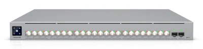 Ubiquiti network switch ECS-24-PoE-EU Enterprise-grade 24-port, Layer 3 Etherlighting PoE+++ switch with high-capacity 10 GbE RJ45 and 25G SFP28 ports, all PoE+++ (90W capable, "ECS-24-POE-EU"