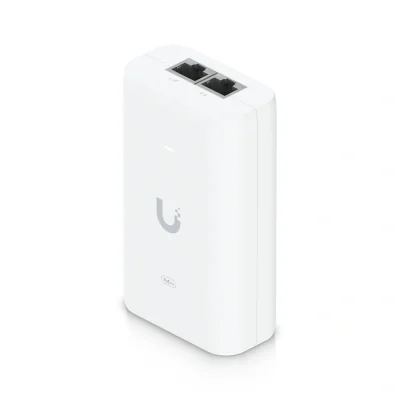 UBIQUITI PoE++ Adapter; Delivers up to 60W of PoE++; Surge, peak pulse, and overcurrent protection; Contains RJ45 data input, AC cable with earth ground, and PoE++ output; LED indicator for status monitoring. "U-POE-PLUS_PLUS-EU"