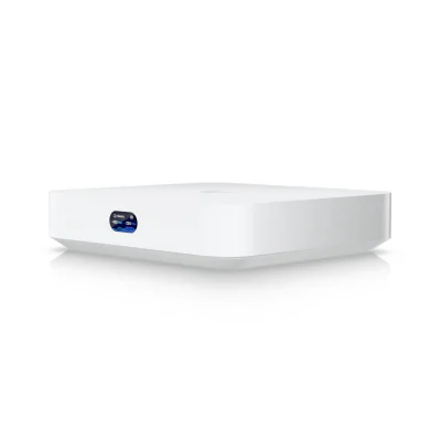 UBIQUITI Router Ubiquiti UCG-MAX, 4 x LAN, 1 x WAN, 10/100/1000/2500 Mbps, 5 x RJ-45, procesor Quad-core ARM Cortex-A53 1.5 GHz, Memorie FLASH ROM 512 GB NVMe SSD, White