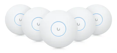 """Ceiling-mounted WiFi 7 AP with 6 spat