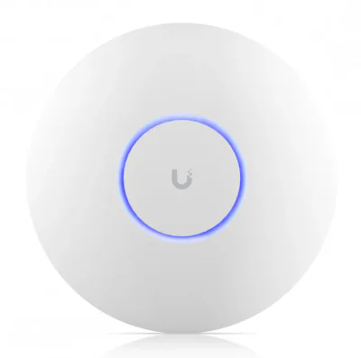 Ubiquiti U7-PRO WI-FI 7 Access Point, Dimensiuni: Ø206 x 46 mm, Polycarbonat, metal, Interfata: 1 x 1/2.5 GbE RJ45 port, Alimentare PoE+, Standarde wireless: 802.11a/b/g/n/ac/ax/be, 300+ clienti.