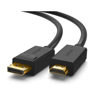 Ugreen 10202, 2 m, DisplayPort, HDMI, Male, Male, Straight