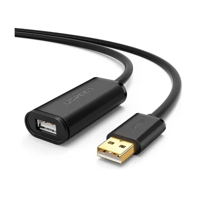 Ugreen 10321, 10 m, USB A, USB A, USB 2.0, Black