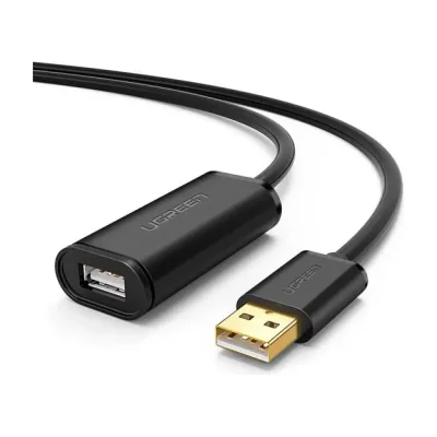 Ugreen 10323, 15 m, USB A, USB A, USB 2.0, 0.48 Gbit/s, Black