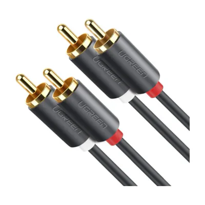 Ugreen 10518, 2 x RCA, Male, 2 x RCA, Male, 2 m, Black, Gold, Red, White