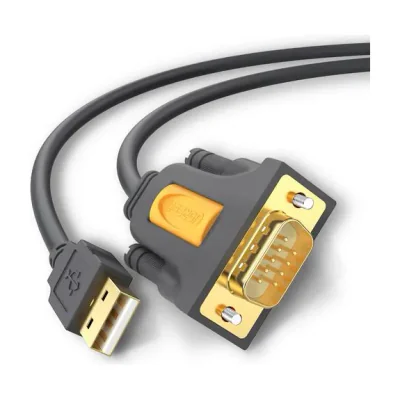 Ugreen 20210, Black, 1 m, USB 2.0, RS-232, 1 pc(s)