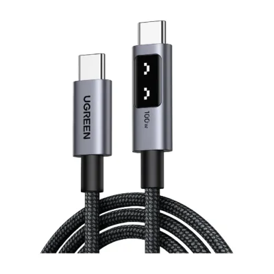 Ugreen 35501, 1 m, USB C, USB C, Black