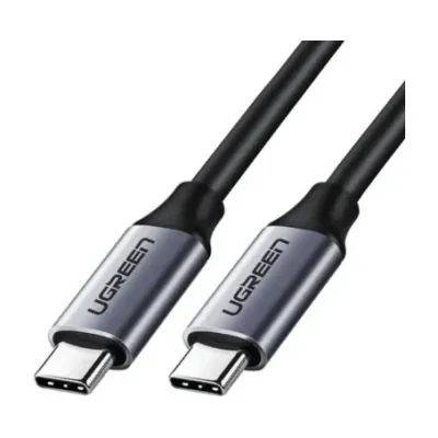 Ugreen 50751, 1.5 m, USB C, USB C, Thunderbolt 3, Black, Silver