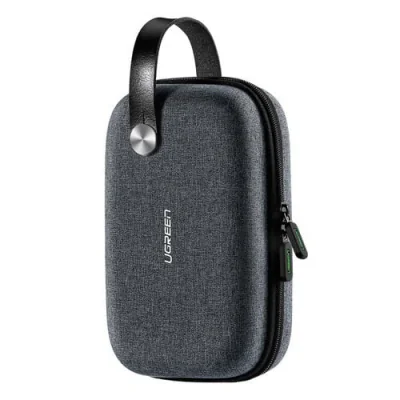 Ugreen 50903, Unisex, Handbag, Zipper, Grey, Monochromatic, 200 mm