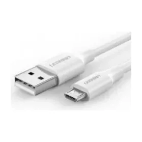 Ugreen 60143, 2 m, USB A, Micro-USB B, USB 2.0, 480 Gbit/s, White