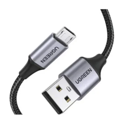 Ugreen 60148, 2 m, USB A, Micro-USB A, USB 2.0, Black