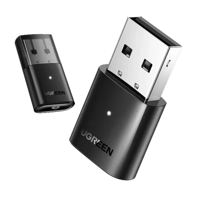 Ugreen 80889, Wireless, USB, Bluetooth, 20 Mbit/s, Black