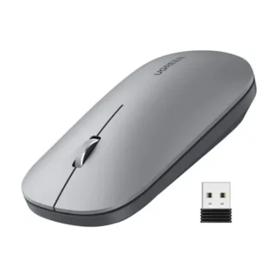 Ugreen 90373, Ambidextrous, Optical, RF Wireless, 4000 DPI, Grey