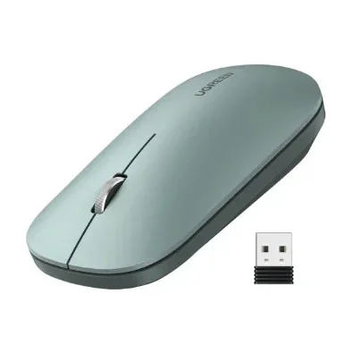 Ugreen 90374, Ambidextrous, Optical, RF Wireless, 4000 DPI, Green