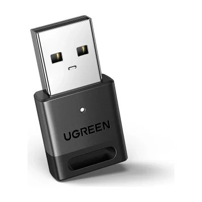 Ugreen CM591, USB Type-A, Bluetooth, Black, 0.002 Gbit/s, Windows 10, Windows 8.1, Windows 11, 16 mm