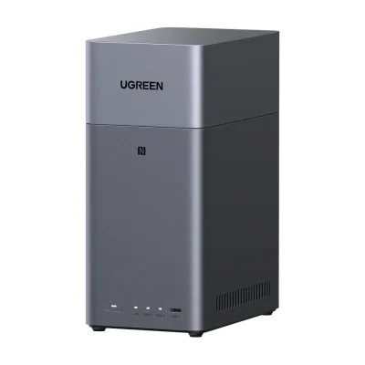 Ugreen DH2300, NAS, Mini Tower, 4 GB, Grey
