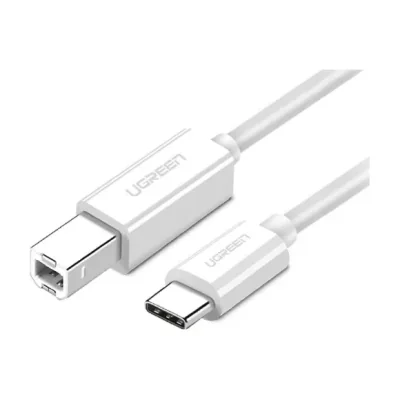 Ugreen UGR-40417, 1.5 m, USB C, USB B, White